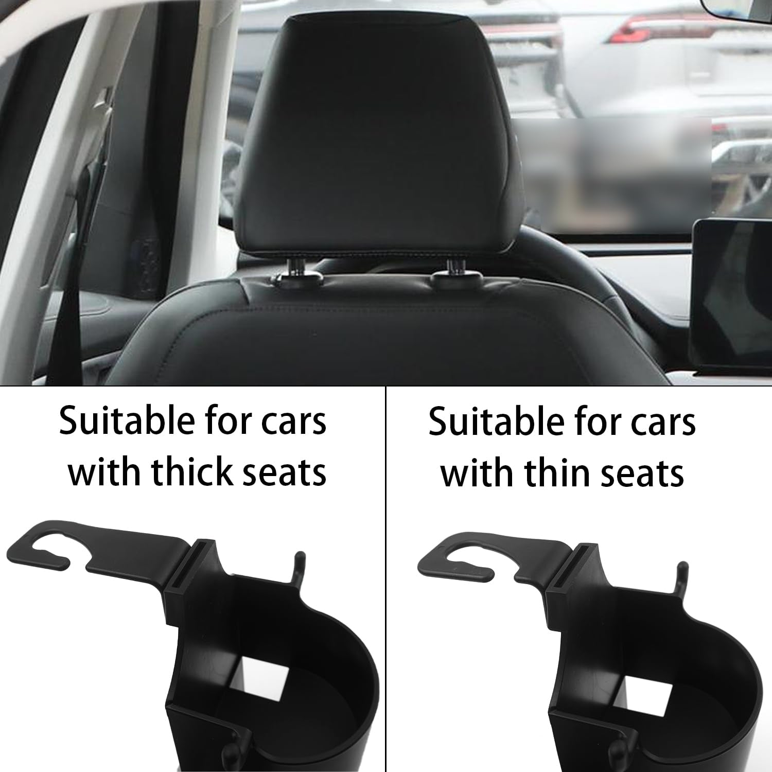 8548 Car Headrest Backseat Organizer, 3 in 1 Automotive Cell Phone Drink cupholder Adapter with Headrest Hooks for Kids and Adults, Multifunctional Storage for Car Travel Accessories 8548 Car Headrest Backseat Organizer, 3 in 1 Automotive Cell Phone Drink cupholder Adapter with Headrest Hooks for Kids and Adults, Multifunctional Storage for Car Travel Accessories